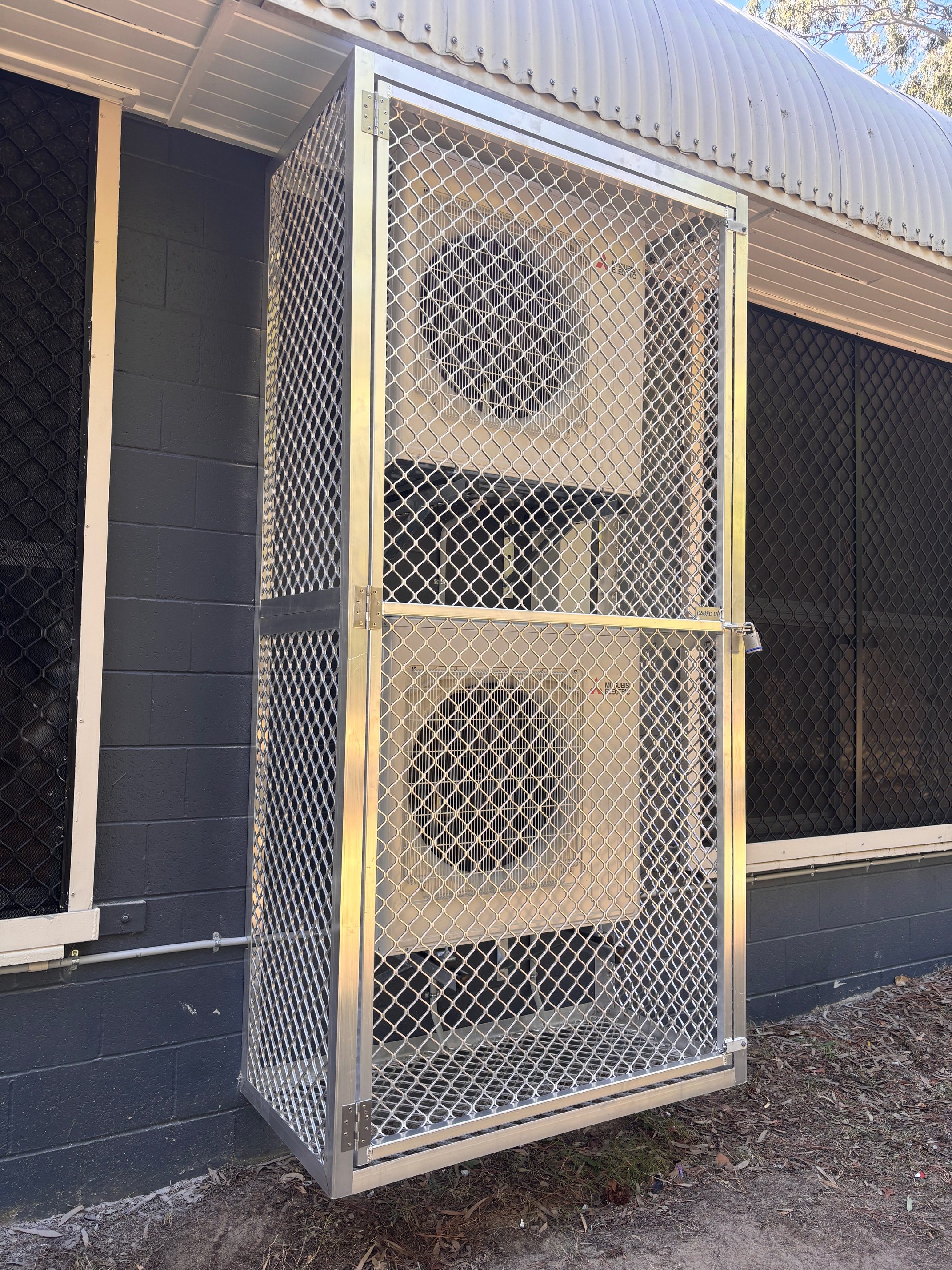 Double High Air conditioner Cage
