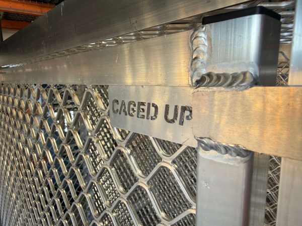 Caged Up: aluminium cage